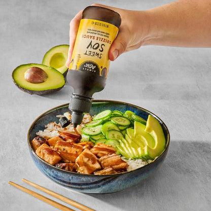 Simply Asia Sweet Soy Drizzle Sauce — Better-For-You Gluten-Free Drizzle for Balanced Home Cooking, 8 fl oz