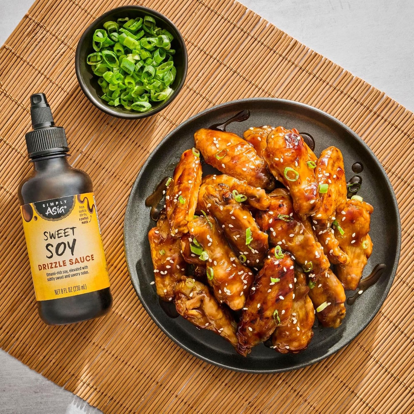 Simply Asia Sweet Soy Drizzle Sauce — Better-For-You Gluten-Free Drizzle for Balanced Home Cooking, 8 fl oz