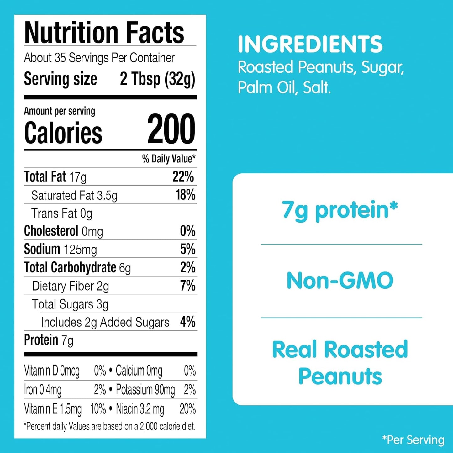 SKIPPY Natural Super Chunk Peanut Butter Spread – Tree Nut Free and Gluten Free Spread for Kids Lunch Boxes, 40 oz Jar