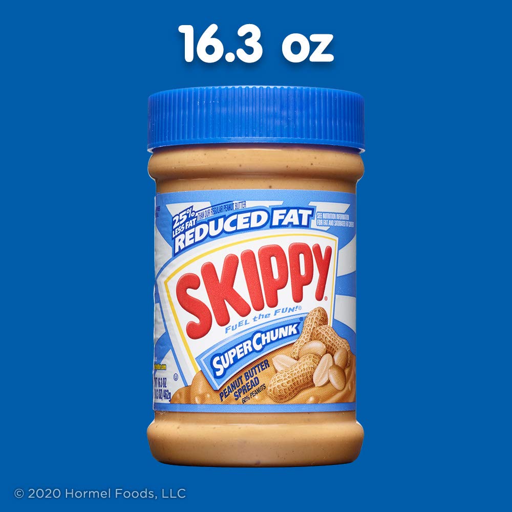 SKIPPY Super Chunk Peanut Spread – 7g Protein Crunchy Jar for Wellness Pantry and Snack Routine