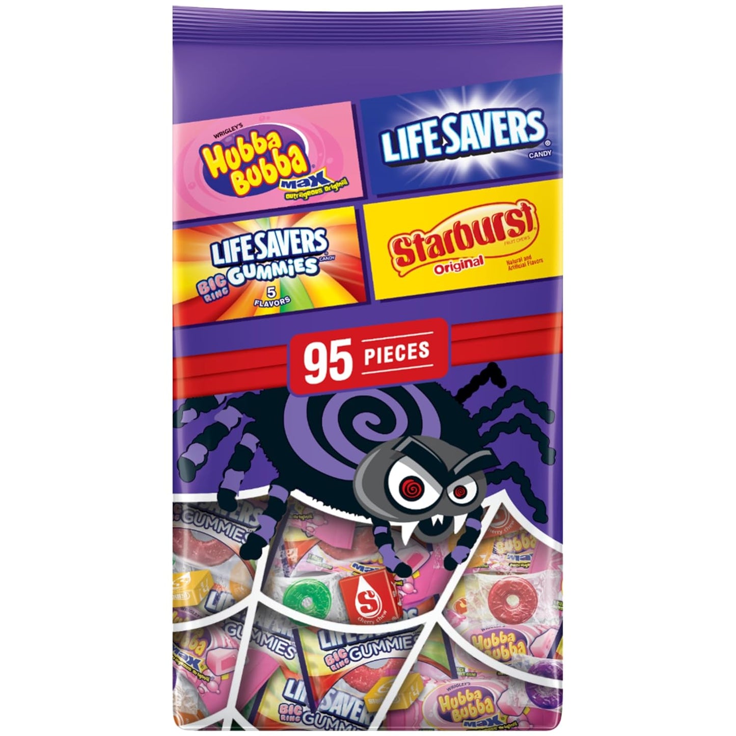 SKITTLES Individually Wrapped Fun Size Candy – Kids Movie Night Snack, Party Favor & Church Treat Bag, 26.46 oz