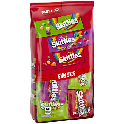 SKITTLES Individually Wrapped Fun Size Candy – Kids Movie Night Snack, Party Favor & Church Treat Bag, 26.46 oz