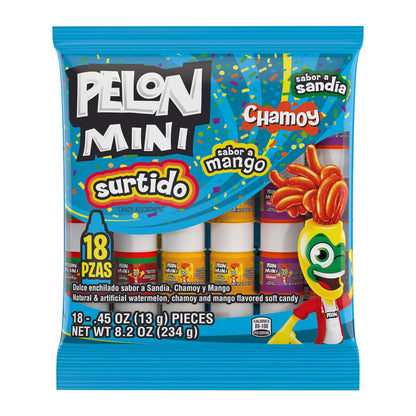 squeezable soft-plastic bottle packaging that releases candy with hand pressure