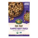 Nature's Path Organic Flax Plus Pumpkin Raisin Crunch Cereal – Post Workout Refuel Bowl for Meal Prep Sundays, Vegan Protein and Crunch