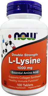 NOW Foods L-Lysine 1,000 mg – Post-Workout Companion for the Trail and the Gym