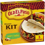Old El Paso Soft Taco Dinner Kit, Casual Outdoor Entertaining Kit for Friends and Family