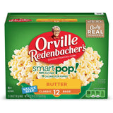 Orville Redenbacher's SmartPop! 94% Fat Free Microwave Popcorn 12-Count – Low-Mess Break Room Snack for Office Meetings and Conference Calls