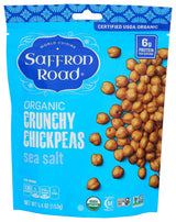 Saffron Road Sea Salt Chickpea Snack – Shelf-Stable Snack for Backpacking and Outdoor Adventures