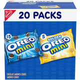 OREO Mini Mix Sandwich Cookies Variety Pack for Picnic and Park Day Snacks, Bulk Mini Cookies