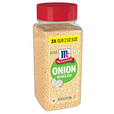 McCormick Minced Onion, 6.37 oz – No Tears, No Odor on Hands, Gentle on Sensitive Cooks