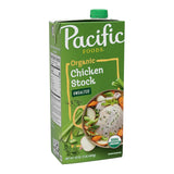 Pacific Foods Organic Unsalted Chicken Stock, 32 oz Carton – Welcome-to-the-Neighborhood Gift for Restricted-Diet Families