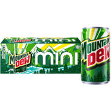 Mountain Dew Mini Soda 10-Count 7.5oz – Holiday Hostess Gift and Game Night Party Pack