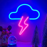 [Brand] Lightning Bolt Neon Sign – Smokeless Indoor LED Wall Light, No Heat and No Flame Safe Wall Decor for Family Spaces