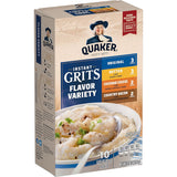 Quaker Instant Grits Multipack – Fortified Hot Breakfast with Added Iron and Calcium, 0.98oz Packets