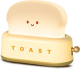 QANYI Smile Face Toaster Lamp – Dining Room Centerpiece Accent, Portable Warm Light for Coffee Bar and Bar Cart