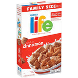 Life Cinnamon Cereal – Value-sized cinnamon cereal for multi-pack households and breakfast variety rotation, 22.3oz