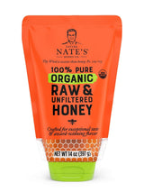 Nate's Organic Squeeze Honey – Kid-Friendly Pantry Pick, Mess-Free Honey for Pancakes and Toast