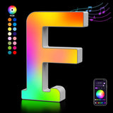 OJQ LED Marquee Letters – Modern Glitter Finish Wall Decor for Wedding, Bar, and Party Venues