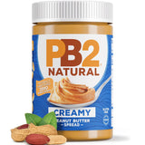 PB2 Natural Creamy Peanut Butter – Gym Bag and Adventure-Ready Nut Butter for Active Lifestyles, 16 oz Jar