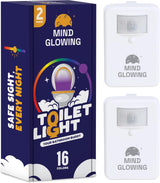 Mind-Glowing LED Toilet Night Light Dimmable – Gentle Guide Light for Restful Sleep and Stress Free Middle of the Night Visits