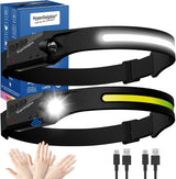 Storm Preparedness Headlamp 2-Pack – IPX4 Waterproof Rechargeable LED Light