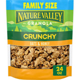 Nature Valley Crunchy Granola, Oats and Honey – Travel-Friendly Pantry Snack for Road Trips and Car Rides, 24 oz