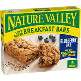 Nature Valley Soft Baked Breakfast Bars – Whole Grain Office Snack for Focus and Sustained Energy, 5 Count Box