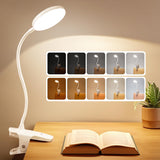 Mubarek Clip on Reading Light – Productivity Boost for Remote Workers, Adjustable Home Office Lamp