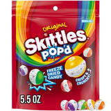Skittles Pop'd Sour Freeze Dried Candy – Focus Break Treat for Work-From-Home, 5.5 oz Resealable