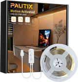 PAUTIX COB LED Strip with Motion Sensor – Craft and Hobby Counter Illumination, Cuttable 5V USB CRI90+ LED Tape