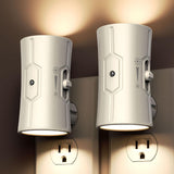 Kids Bedroom Night Light 2 Pack – Cool Touch Plug in Wall Nightlight with Adjustable Glow for Playroom and Shared Sibling Rooms