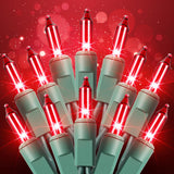 Holiday Charm White Mini Christmas String Lights 21ft Green Wire for Elegant Living Room and Minimal Holiday Centerpiece