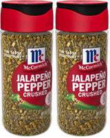 McCormick Crushed Jalapeño Pepper, 1.37 oz — Pure Dehydrated Jalapeño for Less-Is-More Cooking, Neutral Pantry-Friendly Packaging