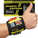 Magnetic Wristband Tool with Lightweight Design – Carry Screws and Drill Bits Anywhere from the Job Site to the Camp Trailer