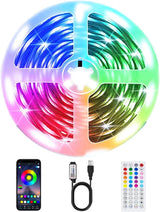 PSTAR RGB LED Strip Lights Valentine's Day Gift for Him, Romantic Ambiance Lighting for Bedroom and Date Nights