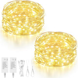 Mlambert Battery Operated Fairy Lights 2-Pack – Housewarming Gift for New Homeowners, Portable Ambient String for Dorm Room and First Apartment