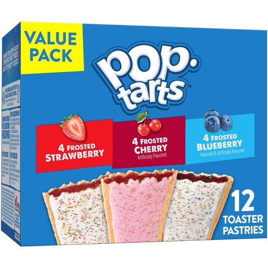 variety pack with frosted cherry, frosted strawberry, and frosted blueberry flavors