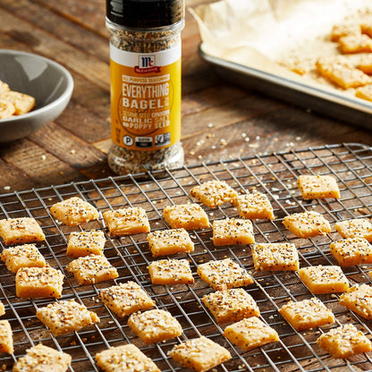 versatile texture mix of seeds and ground spices for visual crunch and layered flavor