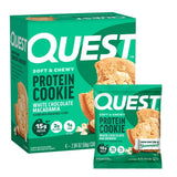 Quest Nutrition Double Chocolate Chip Protein Cookie – Pre-Meeting Energy Boost for Home Office Focus, 3g Net Carbs Individually Wrapped